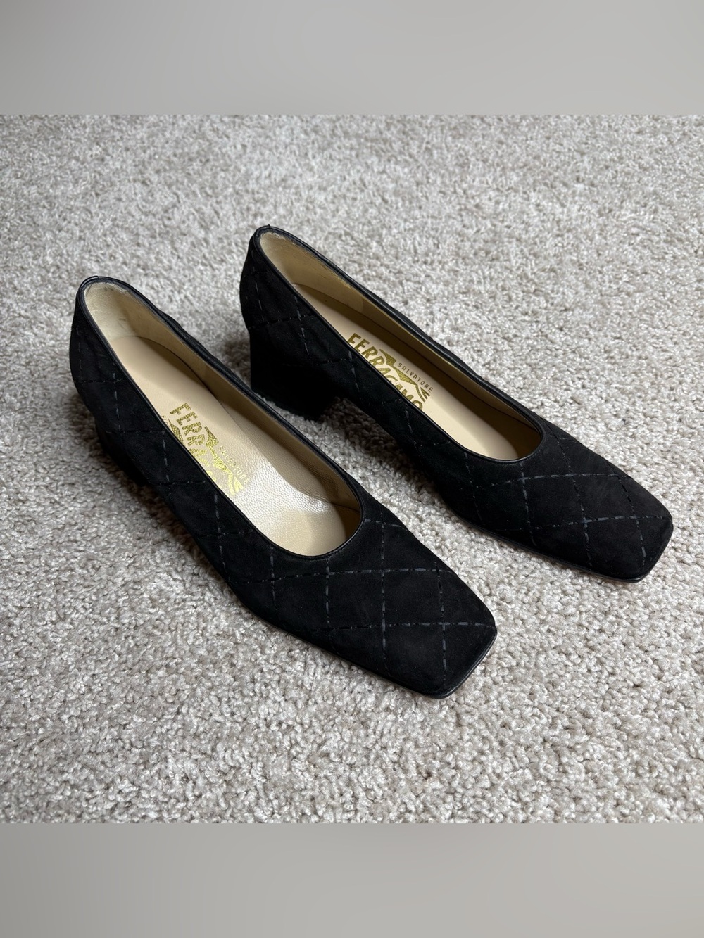 Ferragamo Quilted Pumps